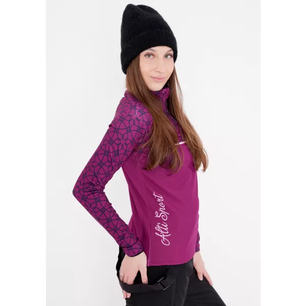  Premium cu hanoracte termo funcțional pentru femei ALTISPORT VOJ/ALW053TER03 VIOLET 