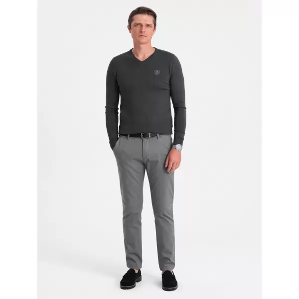  Pulover pentru bărbați OMBRE OM-SWBS-0107 GRAFIT 