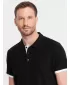 Mens t -thirt cu guler OMBRE OM-POSS-0113 NEGRU