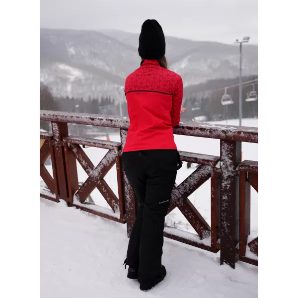  Premium cu hanoracte termo funcțional pentru femei ALTISPORT VOJ/ALW053TER03 ROŞU 