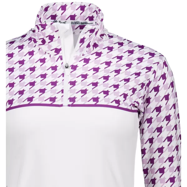  Premium cu hanoracte termo funcțional pentru femei ALTISPORT VOJ/ALW048TER03 ALB/VIOLET 