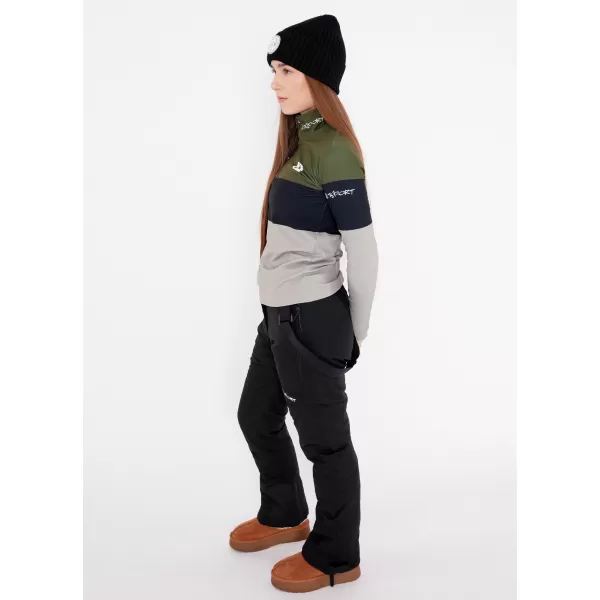  Premium cu hanoracte termo funcțional pentru femei ALTISPORT VOJ/ALW051TER03 KAKI 