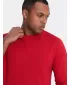 Tricou pentru bărbați cu mâneci lungi OMBRE OM-LSBL-0106 ROŞU