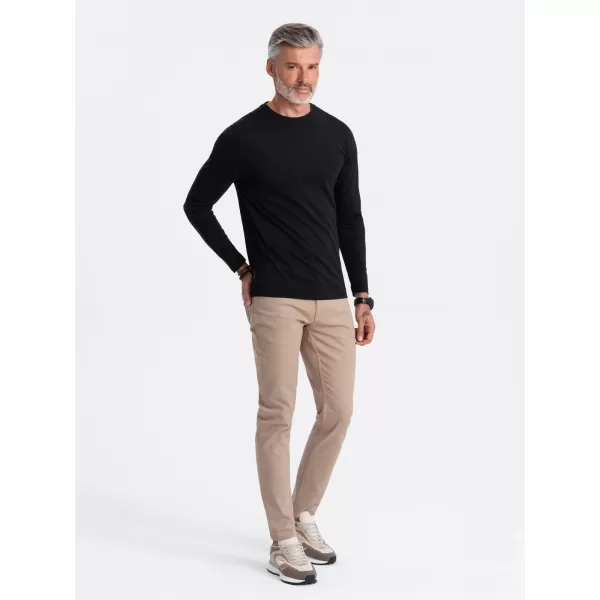  Cămaşă OMBRE OM-LSBL-0106 NEGRU 