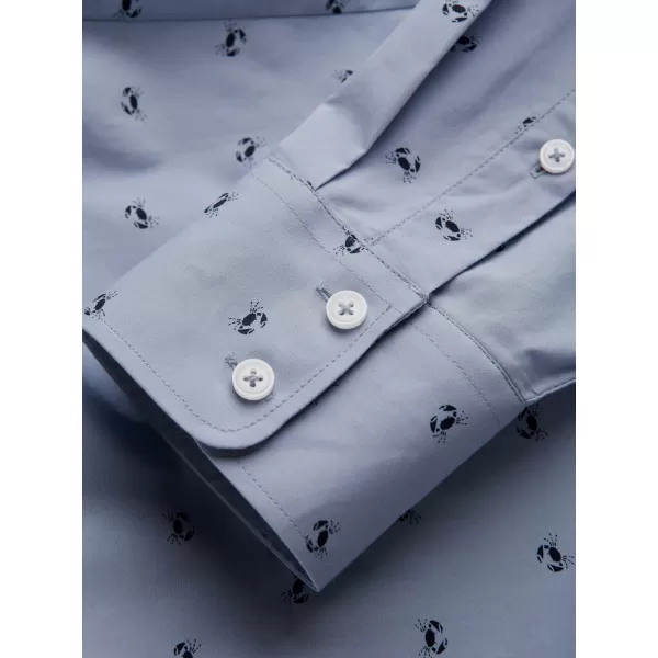  Cămaşă OMBRE OM-SHCS-0156 ALBASTRU DESCHIS 