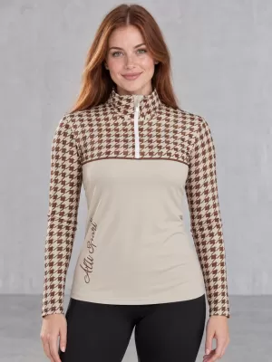 Premium cu hanoracte termo funcțional pentru femei ALTISPORT VOJ/ALW048TER03 MARO