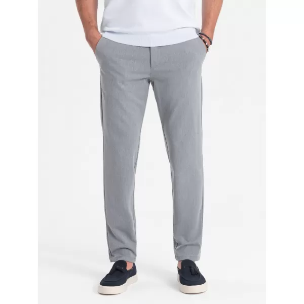  Pantaloni OMBRE OM-PACP-0191 GRI DESCHIS 
