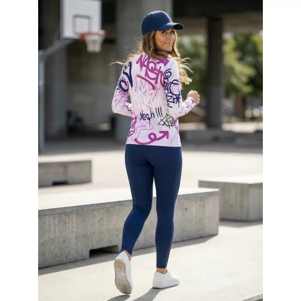  Premium cu hanoracte termo funcțional pentru femei ALTISPORT VOJ/ALW054TER03 VIOLET 