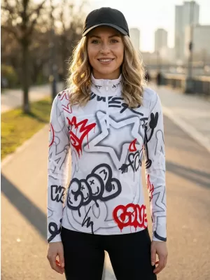 Premium cu hanoracte termo funcțional pentru femei ALTISPORT VOJ/ALW054TER03 GRI -RED