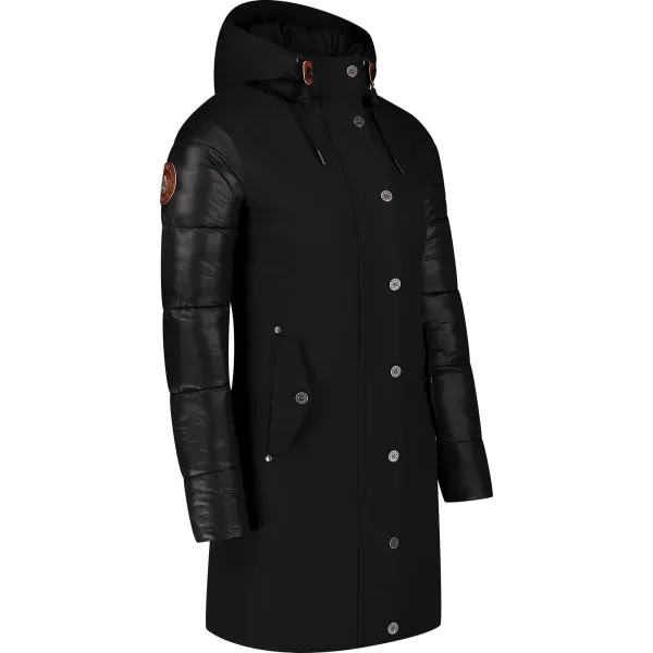  Palton de iarnă de damă NORDBLANC WARMHUG NBWJL8073 NEGRU 