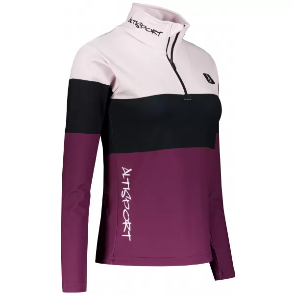  Premium cu hanoracte termo funcțional pentru femei ALTISPORT VOJ/ALW051TER03 BURGUNDIA 