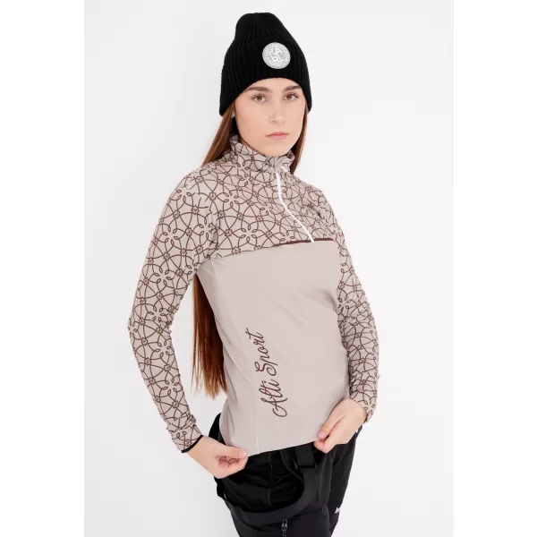  Premium cu hanoracte termo funcțional pentru femei ALTISPORT VOJ/ALW053TER03 MARO 