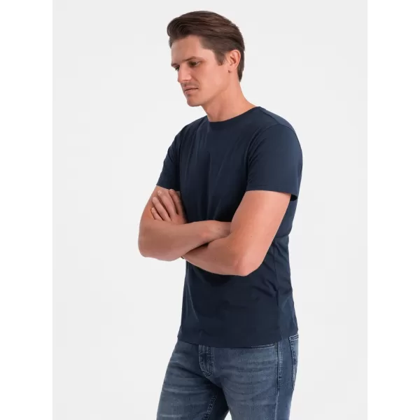  Cămaşă OMBRE OM-TSBS-0146 ALBASTRU MARIN 
