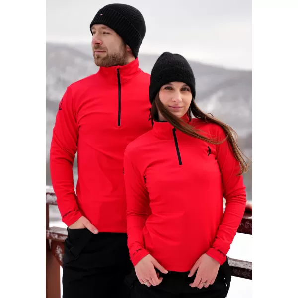  Premium cu hanorac termo funcțional pentru bărbați ALTISPORT VOJ/ALM000TER03 ROŞU 