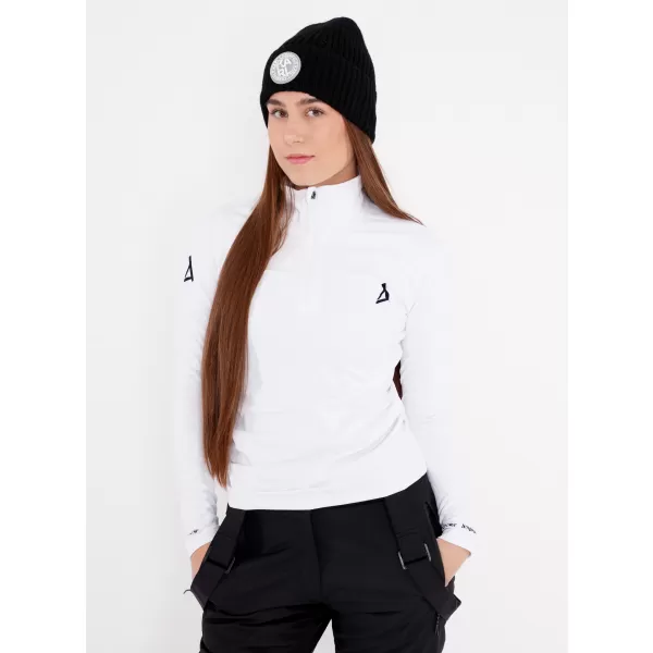  Premium cu hanoracte termo funcțional pentru femei ALTISPORT VOJ/ALW000TER03 ALB 