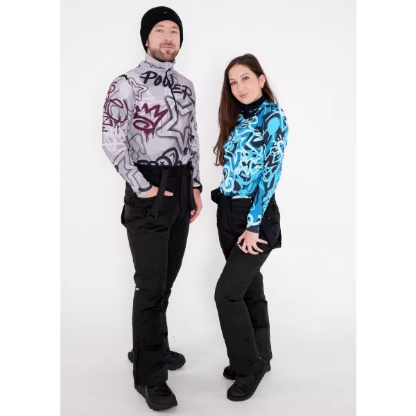  Premium cu hanorac termo funcțional pentru bărbați ALTISPORT VOJ/ALM054TER03 GRI ÎNCHIS 
