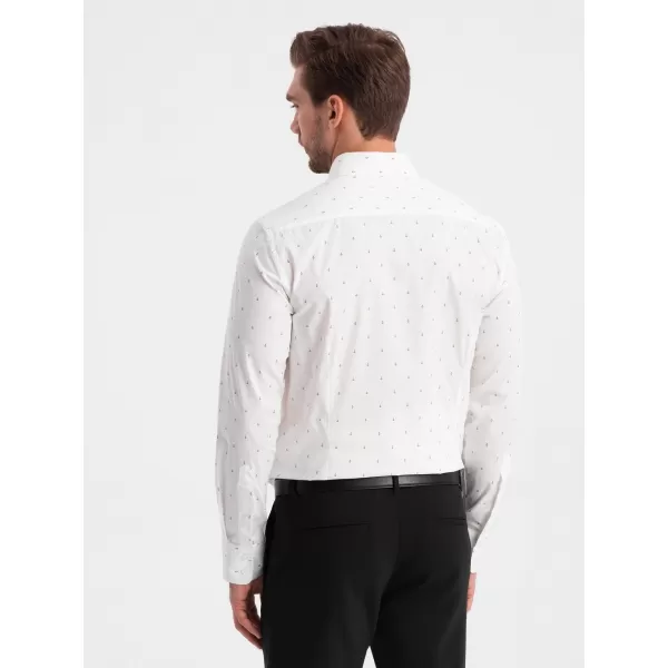  Cămaşă OMBRE OM-SHCS-0156 ALB 