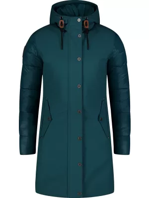 Palton de iarnă de damă NORDBLANC WARMHUG NBWJL8073 VERDE ÎNCHIS