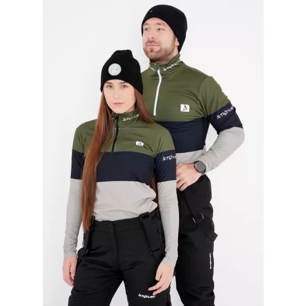  Premium cu hanoracte termo funcțional pentru femei ALTISPORT VOJ/ALW051TER03 KAKI 