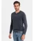 Pulover pentru bărbați OMBRE OM-SWOS-0108 ALBASTRU MARIN