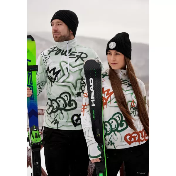  Premium cu hanorac termo funcțional pentru bărbați ALTISPORT VOJ/ALM054TER03 VERDE 