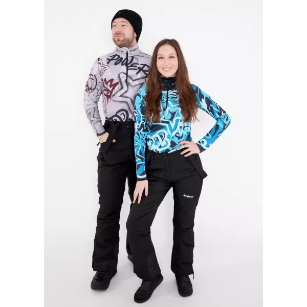  Premium cu hanorac termo funcțional pentru bărbați ALTISPORT VOJ/ALM054TER03 GRI ÎNCHIS 