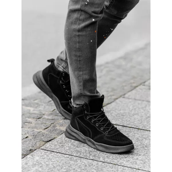  Pantofi pentru bărbați OMBRE T380 NEGRU 