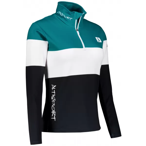  Premium cu hanoracte termo funcțional pentru femei ALTISPORT VOJ/ALW051TER03 KEROSEN-NEGRU 