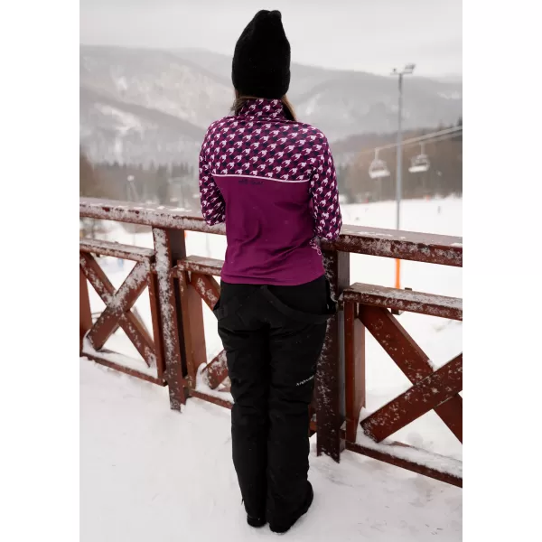  Premium cu hanoracte termo funcțional pentru femei ALTISPORT VOJ/ALW048TER03 VIOLET 