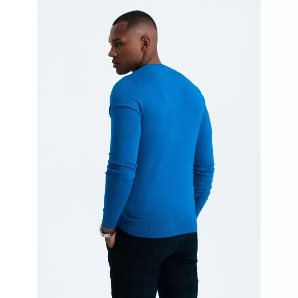  Pulover pentru bărbați OMBRE OM-SWBS-0107 ALBASTRU 