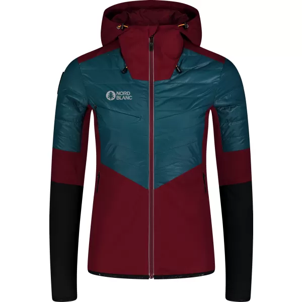 Geaca sport de dama NORDBLANC ICEBERGS NBWJL8112 BURGUNDIA 