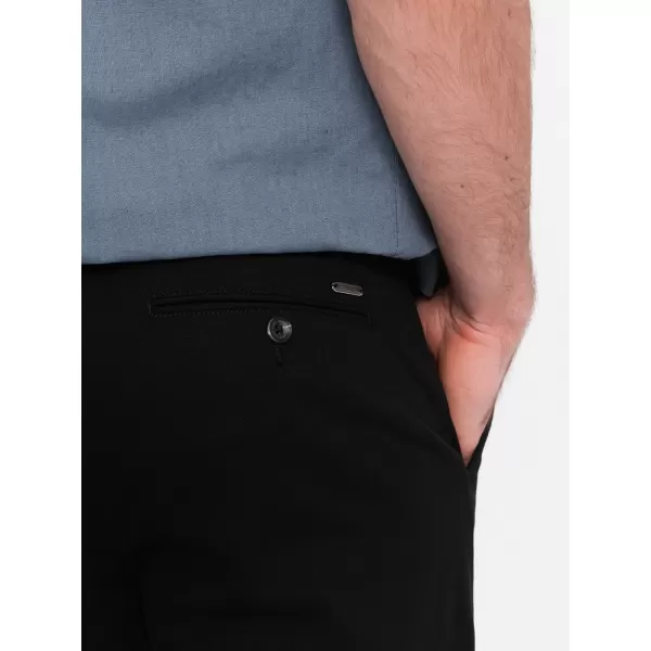  Pantaloni OMBRE OM-PACP-0186 NEGRU 