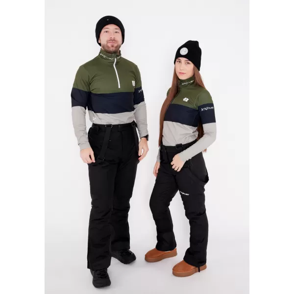  Premium cu hanoracte termo funcțional pentru femei ALTISPORT VOJ/ALW051TER03 KAKI 
