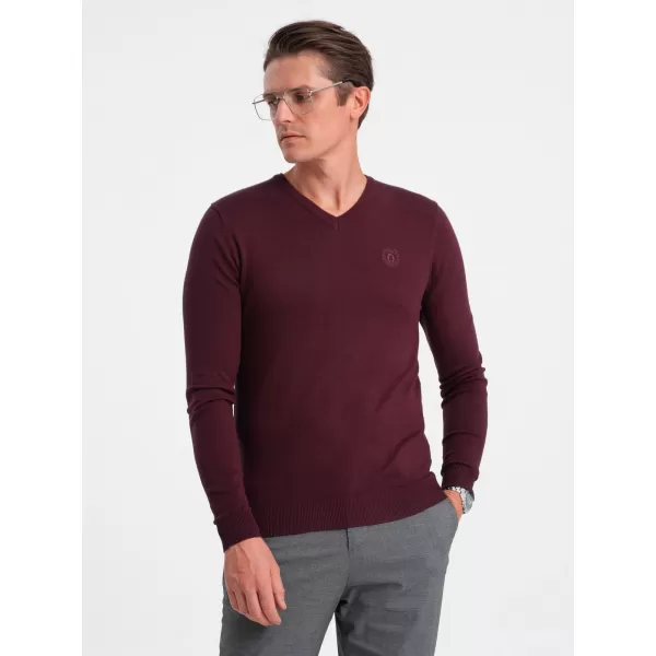  Pulover pentru bărbați OMBRE OM-SWBS-0107 MARO 