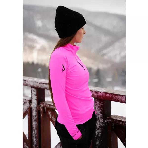  Premium cu hanoracte termo funcțional pentru femei ALTISPORT VOJ/ALW000TER03 FLUO ROZ 