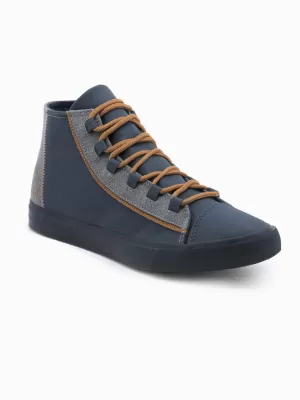 Pantofi pentru bărbați OMBRE OM-FOTH-0140 ALBASTRU MARIN