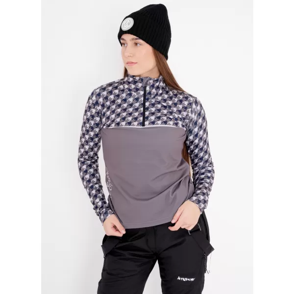  Premium cu hanoracte termo funcțional pentru femei ALTISPORT VOJ/ALW048TER03 GRI 