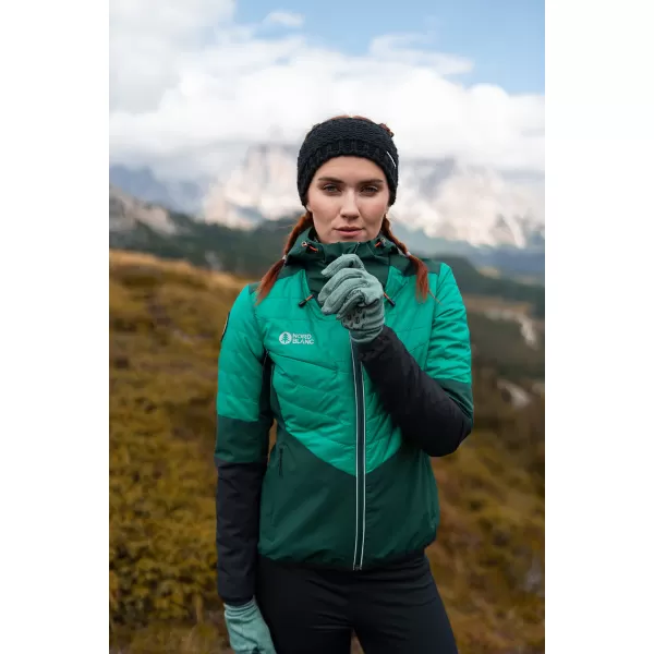  Geaca sport de dama NORDBLANC ICEBERGS NBWJL8112 VERDE ÎNCHIS 