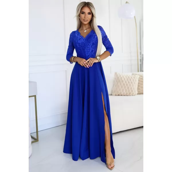  Rochie NUMOCO AMBER 309-12 ALBASTRU 