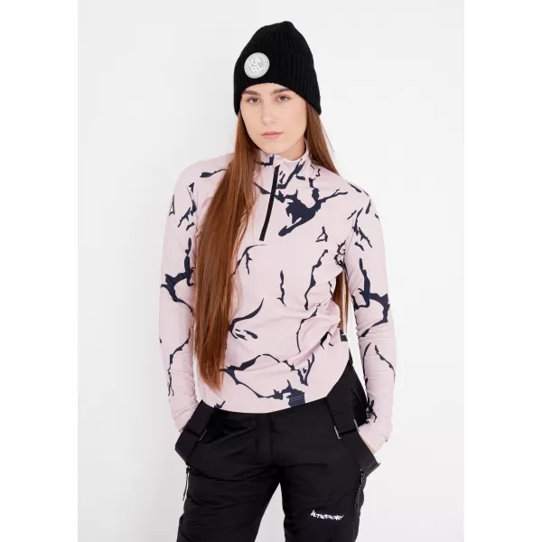  Premium cu hanoracte termo funcțional pentru femei ALTISPORT VOJ/ALW052TER03 MARO 
