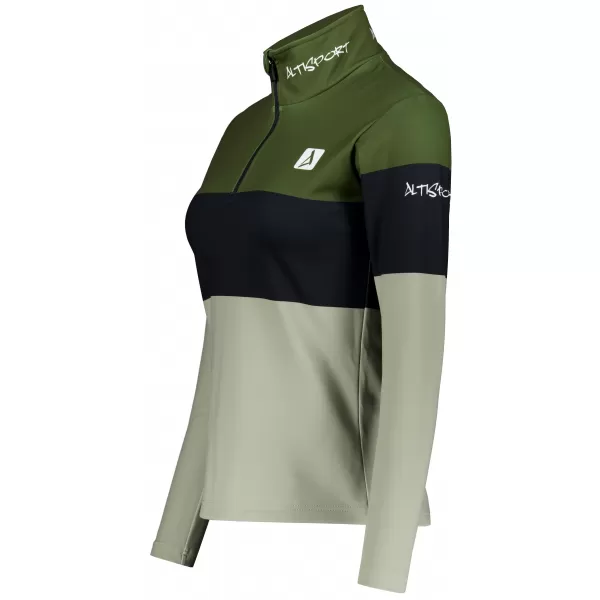 Premium cu hanoracte termo funcțional pentru femei ALTISPORT VOJ/ALW051TER03 KAKI 