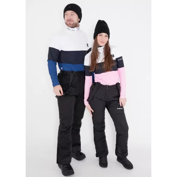  Premium cu hanorac termo funcțional pentru bărbați ALTISPORT VOJ/ALM051TER03 ALB -BLUE 