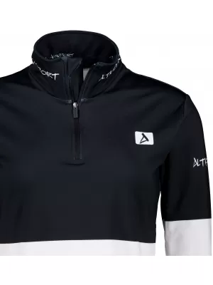 Premium cu hanoracte termo funcțional pentru femei ALTISPORT VOJ/ALW051TER03 ALB -NEGRU