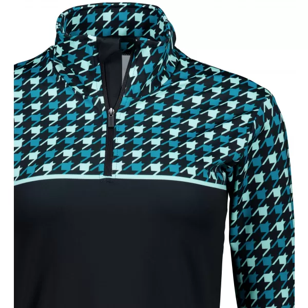  Premium cu hanoracte termo funcțional pentru femei ALTISPORT VOJ/ALW048TER03 NEGRU -BLUE 