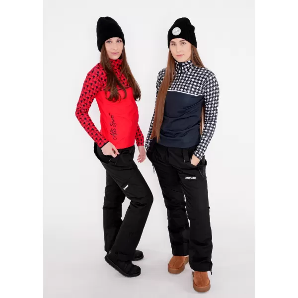  Premium cu hanoracte termo funcțional pentru femei ALTISPORT VOJ/ALW048TER03 ROŞU 
