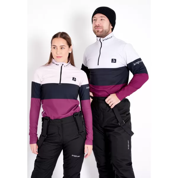  Premium cu hanoracte termo funcțional pentru femei ALTISPORT VOJ/ALW051TER03 BURGUNDIA 