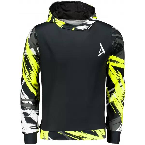  Hanorac funcțional premium pentru bărbați ALTISPORT VOJ/ALM039MI01 NEGRU SI GALBEN 