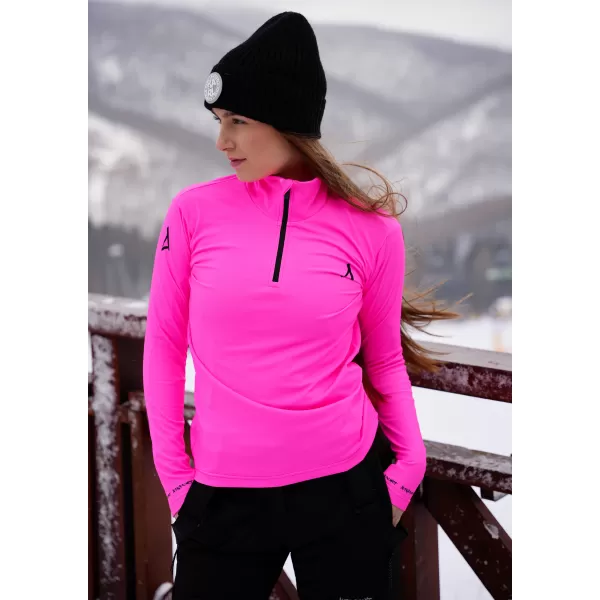  Premium cu hanoracte termo funcțional pentru femei ALTISPORT VOJ/ALW000TER03 FLUO ROZ 