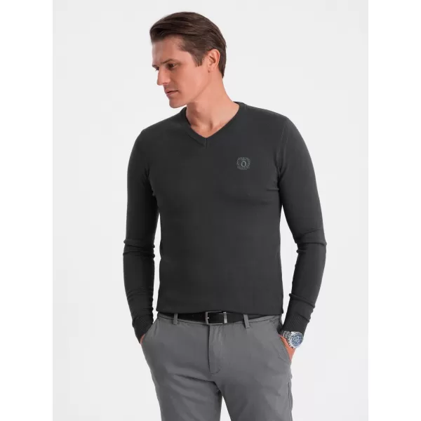  Pulover pentru bărbați OMBRE OM-SWBS-0107 GRAFIT 
