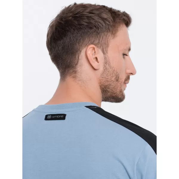  Cămaşă OMBRE S1632 ALBASTRU 